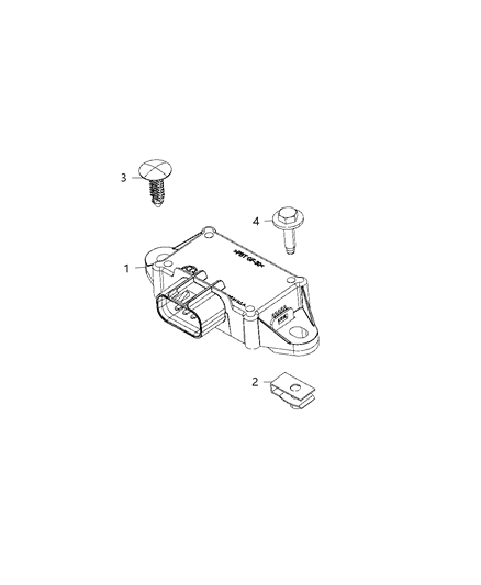 2020 Dodge Charger Modules, Body Diagram 6 - Thumbnail