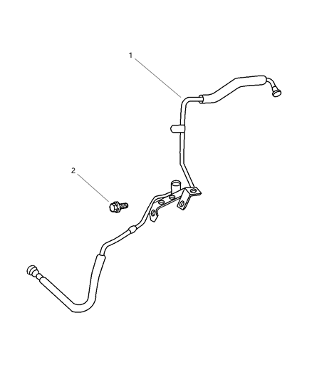 1999 Jeep Grand Cherokee Fuel Lines, Front Diagram 2 - Thumbnail