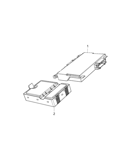 2018 Ram 3500 Pickup Module, Memory Control And Heated Seat Diagram