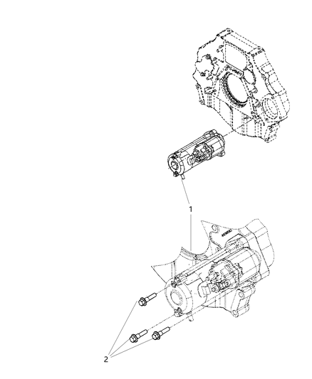 2014 Ram 3500 Pickup Starter Diagram 2 - Thumbnail