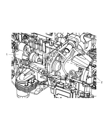2012 Dodge Journey Starter & Related Parts Diagram 2 - Thumbnail