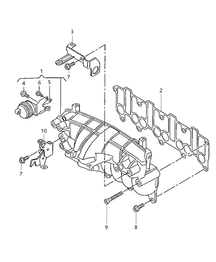 2010 Dodge Journey Intake Manifold Diagram 1 - Thumbnail