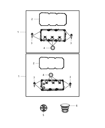 2010 Dodge Journey Cylinder Head & Cover Diagram 9 - Thumbnail
