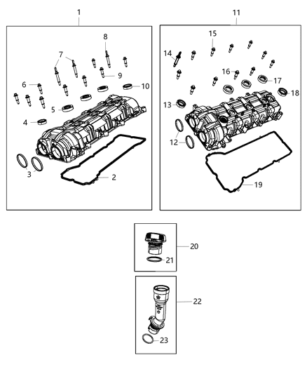 2019 Jeep Wrangler Cylinder Head & Cover Diagram 7 - Thumbnail