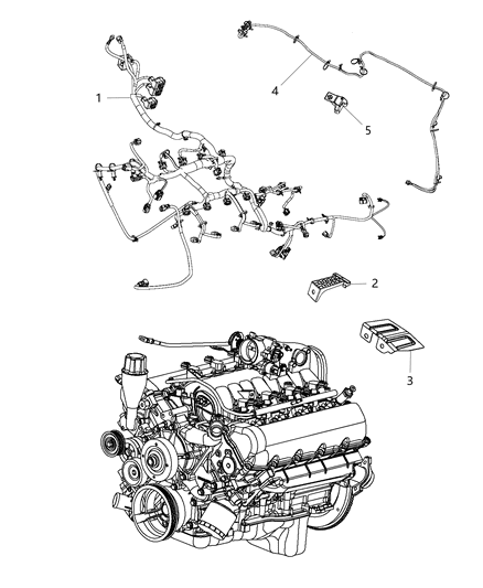 2014 Ram 3500 Pickup Wiring, Engine Diagram 1 - Thumbnail