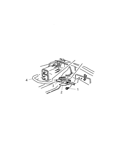 2002 Dodge Durango Hose Canister To NVLD Diagram for 52102801AC