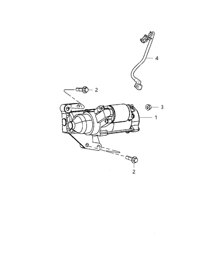 2007 Dodge Caliber Starter Diagram 2 - Thumbnail