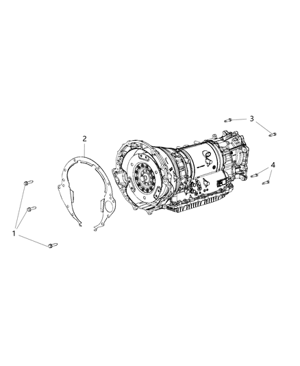 2020 Ram 3500 Cab Chassis Mounting Hardware Diagram 3 - Thumbnail