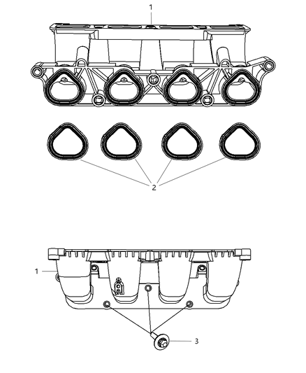 2009 Chrysler PT Cruiser Intake Manifold Diagram 5 - Thumbnail