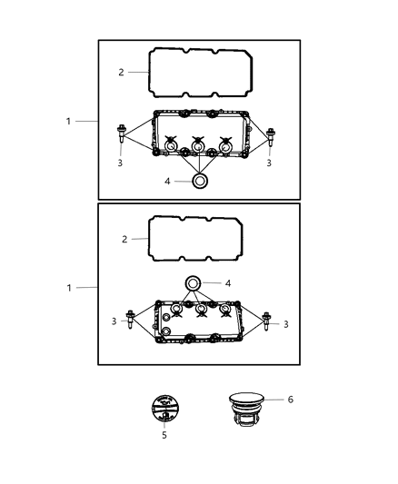 2010 Chrysler Sebring Cylinder Head & Cover Diagram 11 - Thumbnail