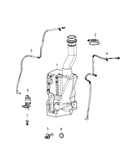 2021 Jeep Compass Sensors - Body Diagram 7 - Thumbnail