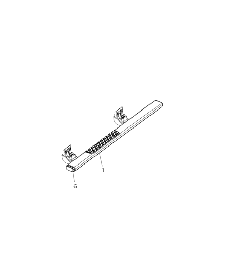 2016 Ram 3500 Cab Chassis Step, Body Side Diagram