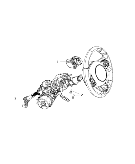 2020 Jeep Compass Modules, Brake, Suspension & Steering Diagram 3 - Thumbnail