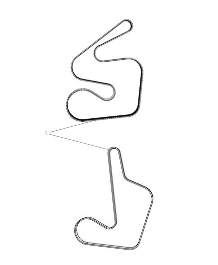 2008 Dodge Grand Caravan Belts, Serpentine & V-Belts Diagram 2 - Thumbnail