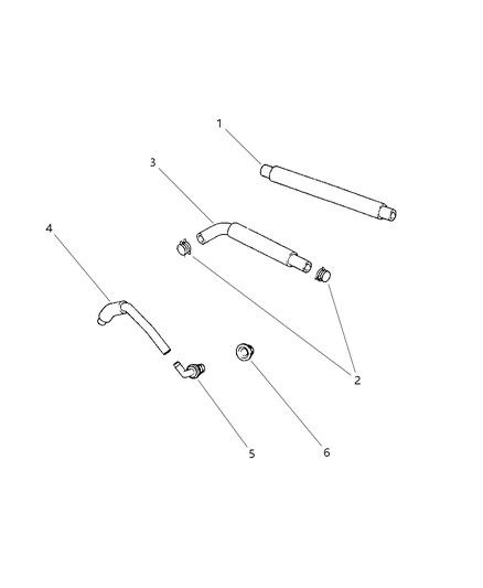 1999 Chrysler Cirrus Crankcase Ventilation Diagram 3 - Thumbnail