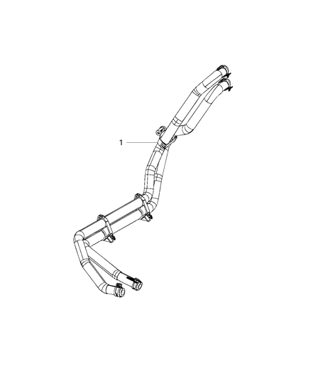 2019 Ram 1500 New Style Heater Plumbing Diagram 3 - Thumbnail