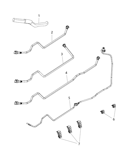 2019 Ram 1500 Classic Fuel Line Chassis Diagram 2 - Thumbnail