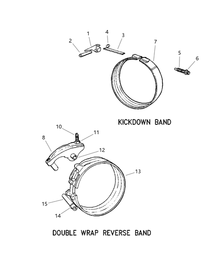2000 Dodge Durango Bands Diagram 1 - Thumbnail