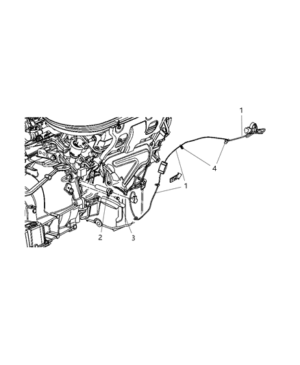 2015 Jeep Wrangler Engine Cylinder Block Heater Diagram 1 - Thumbnail