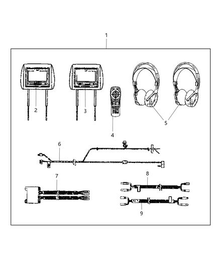 2010 Chrysler 300 Media System Diagram 2 - Thumbnail