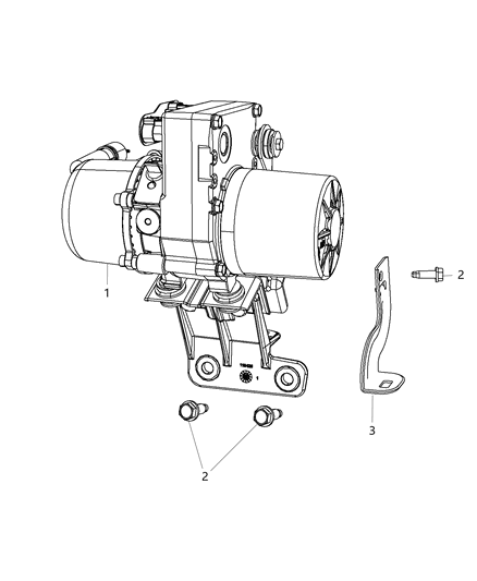 2014 Dodge Durango Power Steering Pump Diagram 1 - Thumbnail