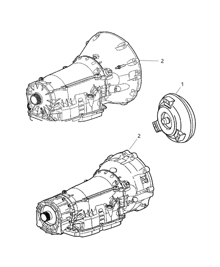 2005 Dodge Magnum Transmission Assembly Diagram 2 - Thumbnail
