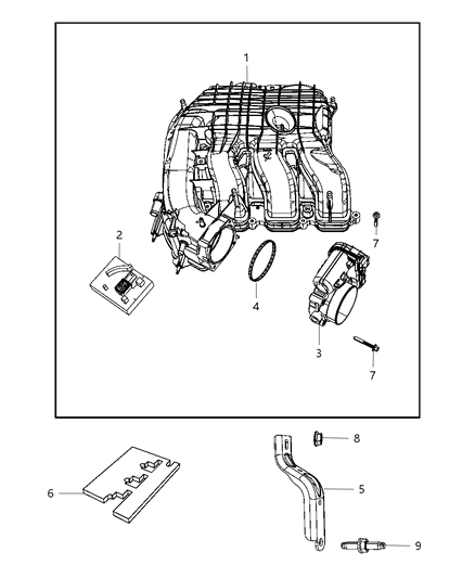 2011 Dodge Journey Intake Manifold Diagram 3 - Thumbnail