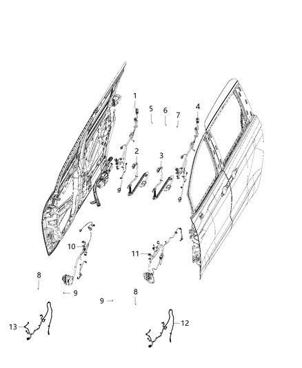 2020 Chrysler Pacifica Screw Hexagon Flange Head Ground To Transmission Diagram for 6509162AA