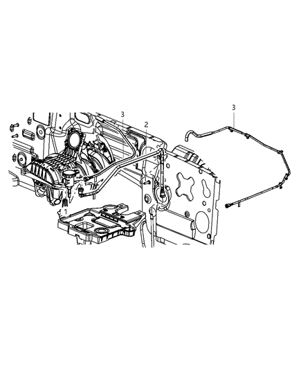 2009 Dodge Nitro Harness Vapor Purge Diagram for 52125201AD