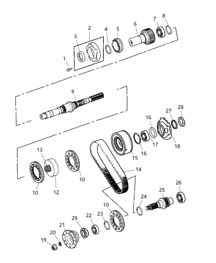 2004 Jeep Grand Cherokee Gear Train Diagram 1 - Thumbnail