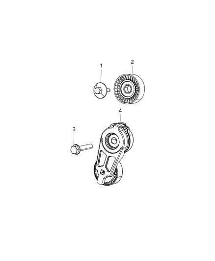 2020 Ram 1500 New Style Pulley & Related Parts Diagram 3 - Thumbnail