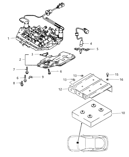 1997 Dodge Avenger Valve Body Diagram 2 - Thumbnail