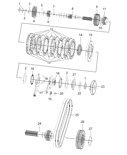 2009 Chrysler Aspen Gear Train Diagram 1 - Thumbnail