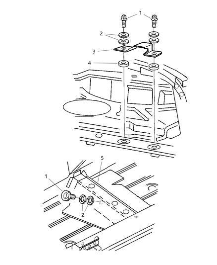 2001 Dodge Viper Belts - Front Seat Diagram 2 - Thumbnail