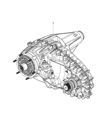2020 Ram 2500 Transfer Case Assembly Diagram 1 - Thumbnail