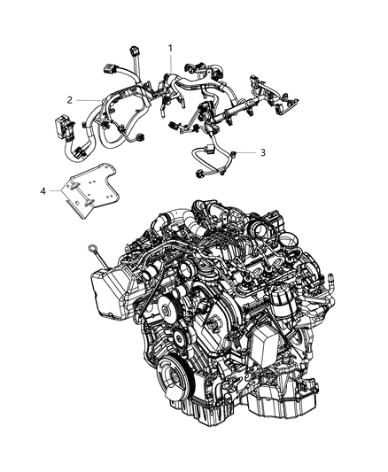 2014 Ram 1500 Wiring - Engine & Transmission Diagram 1 - Thumbnail