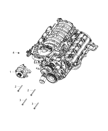 2020 Ram 3500 Cab Chassis Generator/Alternator & Related Parts Diagram 4 - Thumbnail