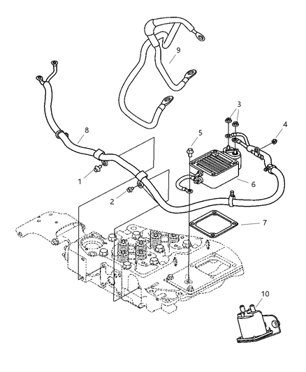 2007 Dodge Ram 3500 Pickup Wiring & Intake Heater Diagram