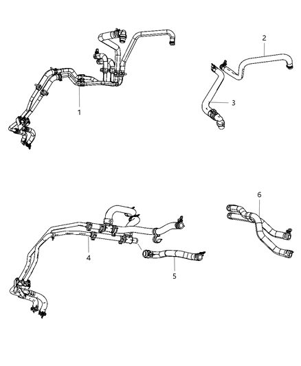 2011 Dodge Journey Heater Plumbing Diagram 1 - Thumbnail
