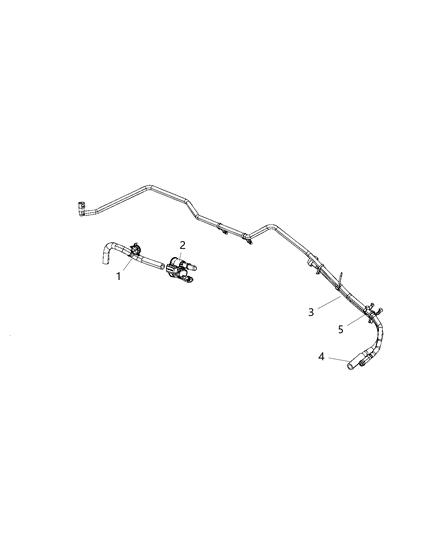 2020 Ram 3500 Pickup Emission Control Vacuum Harness Diagram