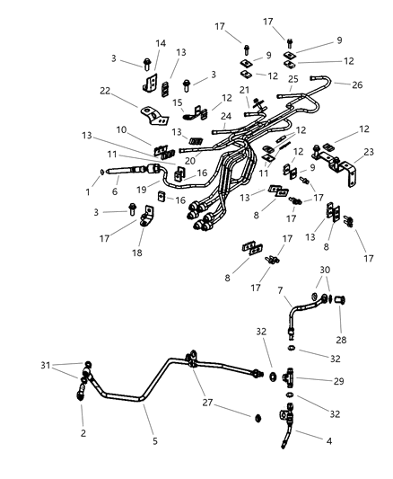 1998 Dodge Ram 3500 Regular Cab Fuel Line Diagram
