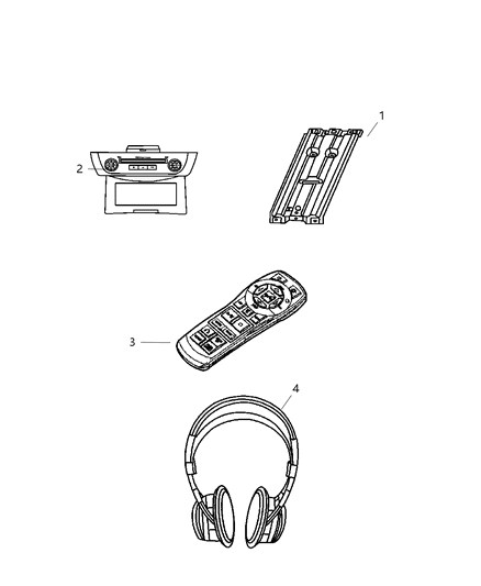 2007 Dodge Ram 3500 Pickup Entertainment System Diagram