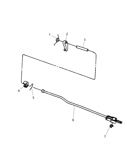 2004 Jeep Grand Cherokee Parking Sprag Diagram 1 - Thumbnail