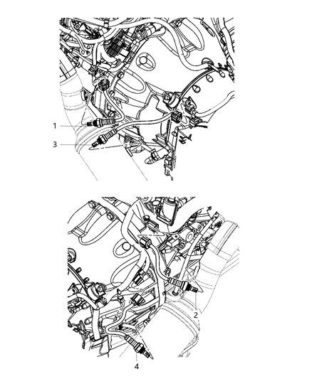 2014 Dodge Durango Oxygen Sensors Diagram 1 - Thumbnail