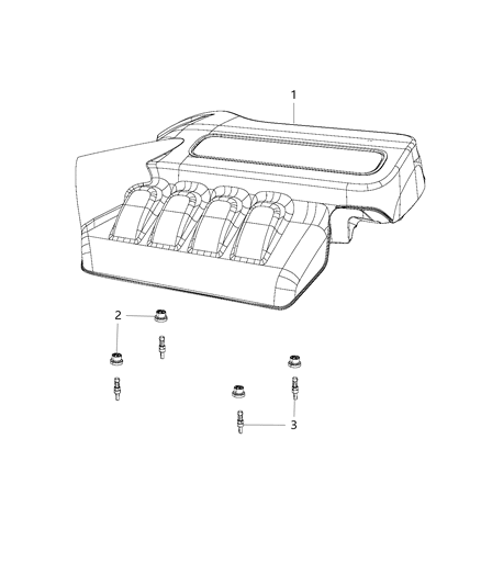 2015 Jeep Renegade Engine Cover & Related Parts Diagram 2 - Thumbnail