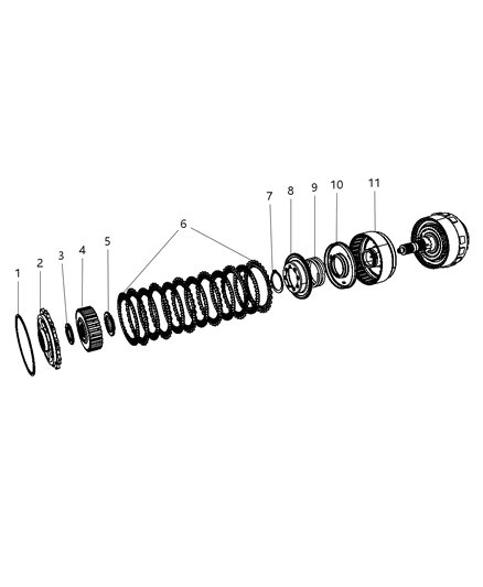 2013 Ram C/V Gear Train - Underdrive Compounder Diagram 1 - Thumbnail
