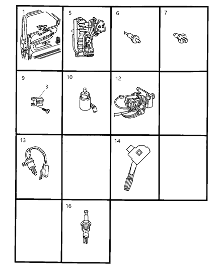 1998 Dodge Ram 3500 Regular Cab Switches Diagram
