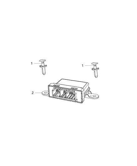 2020 Chrysler Voyager Modules, Body Diagram 13 - Thumbnail
