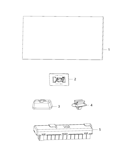 2014 Jeep Cherokee Wiring - Miscellaneous Clips, Insulators, Connectors, Plugs, And Straps Diagram