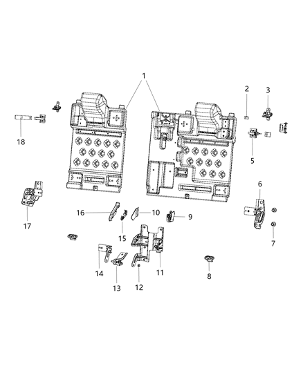 2020 Dodge Charger Strap Assist Diagram for 1VL64LR9AA